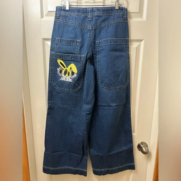 A.LAB Men’s Rave Wide Leg Jeans - Picture 2 of 3